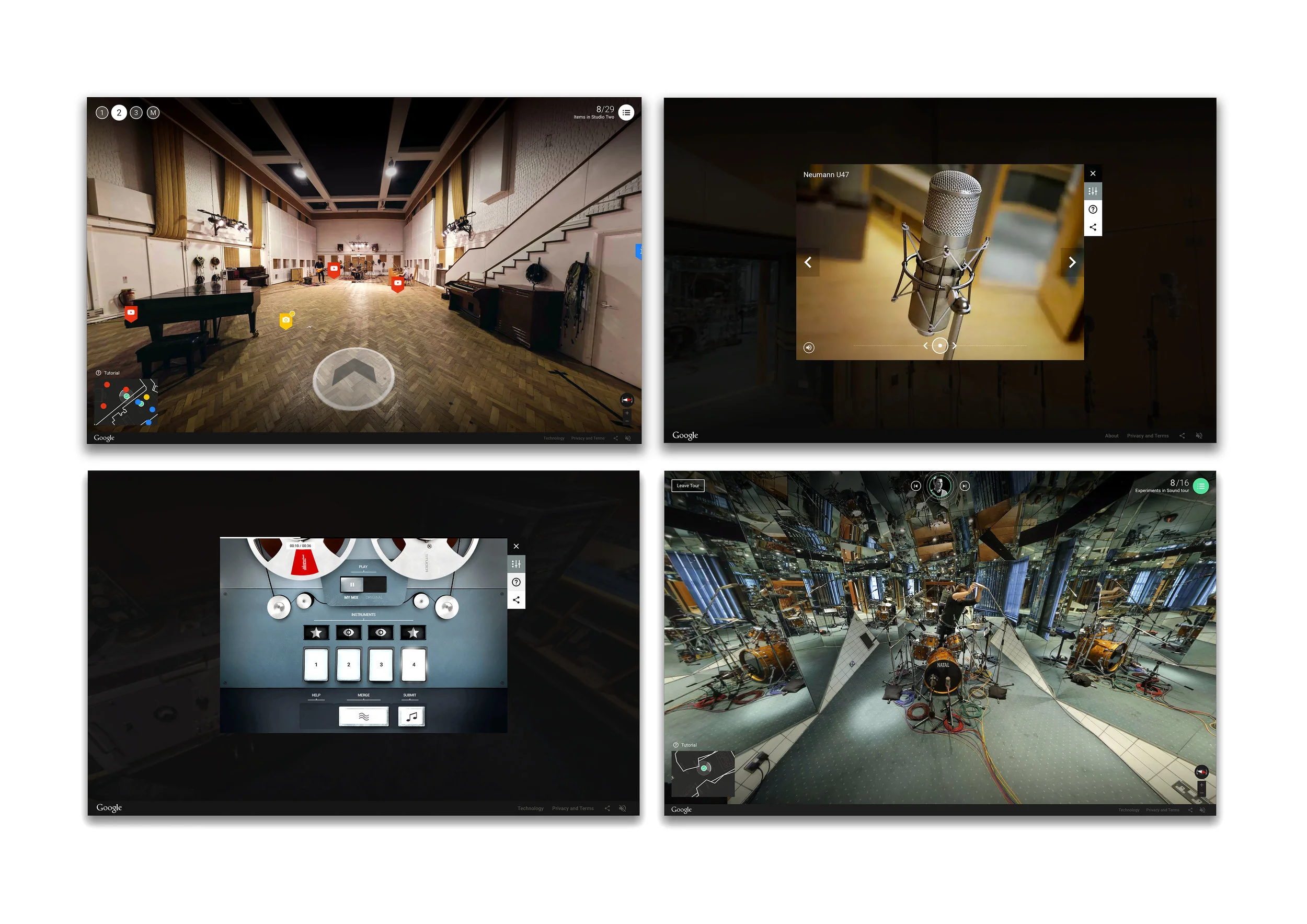Inside Abbey Road — Desktop experience