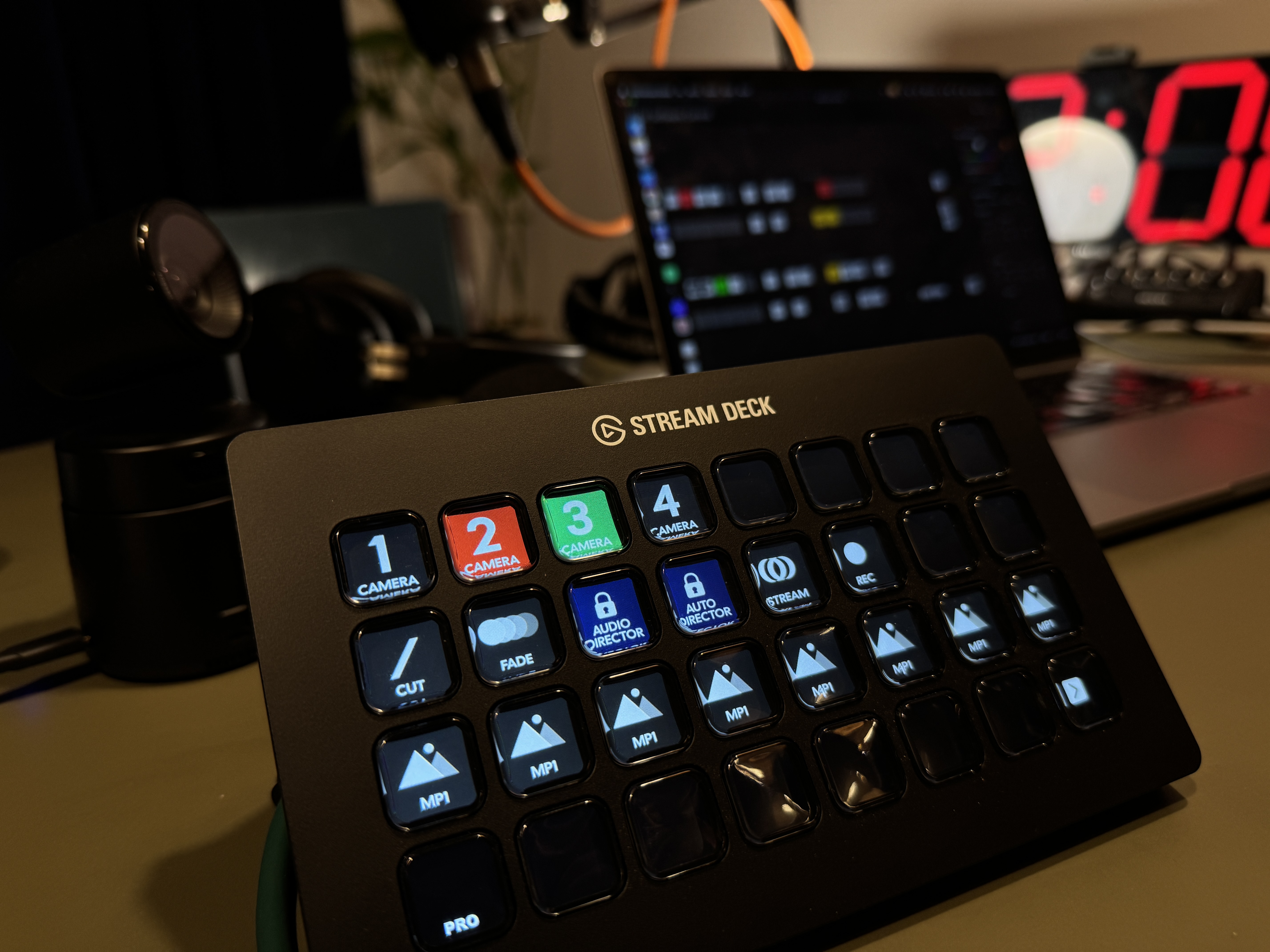 ATEMdirector — Stream Deck setup in a live production environment