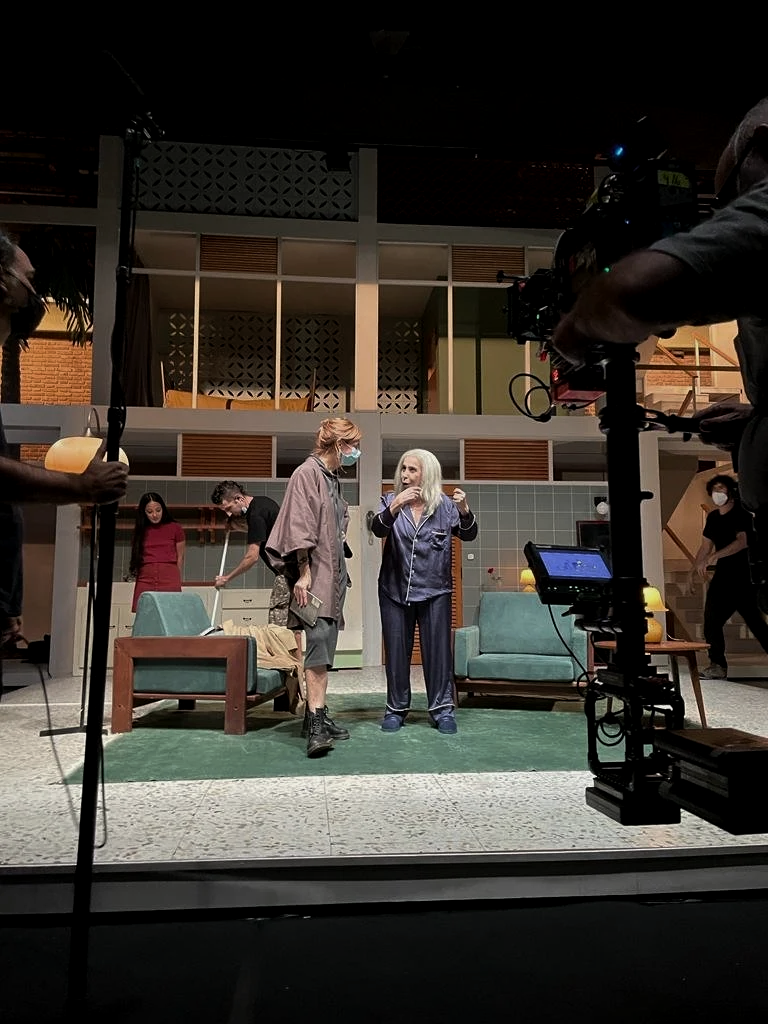 La Estrella Que Perdí — On set