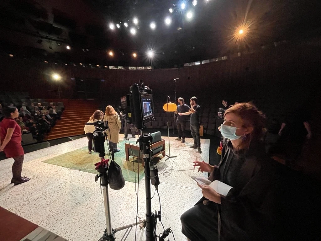 La Estrella Que Perdí — On set